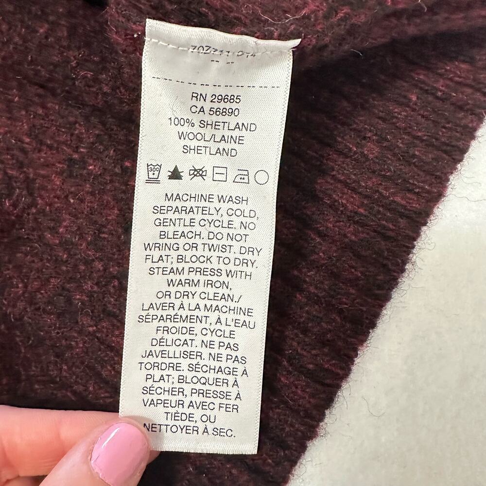 Pendleton Quarter Zip Sweater Pullover Washable W… - image 3